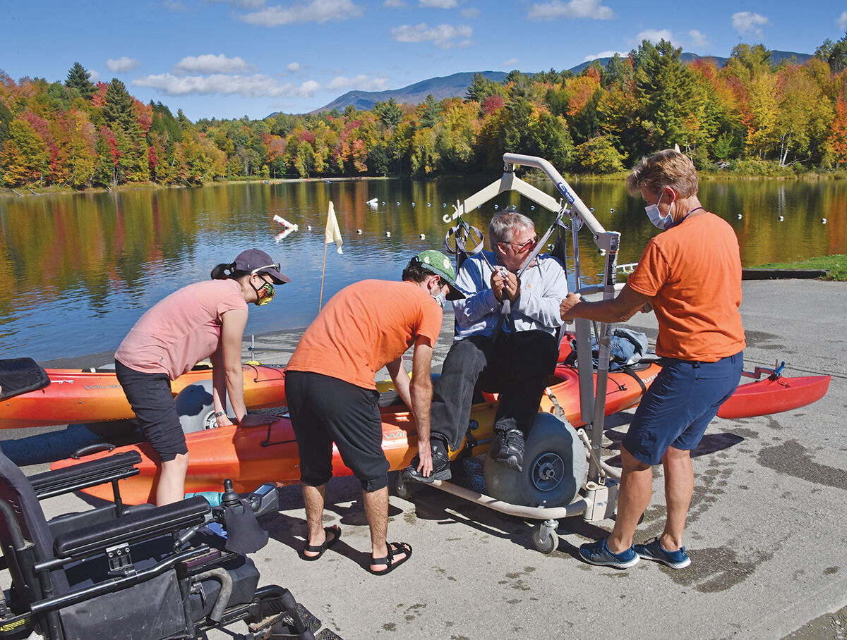 Adaptive kayaking